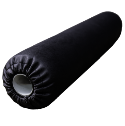 Rodillo Inyectado Negro Con Funda - 60cm X 10cm - Para Maquinas - Orificio Interno 25mm 