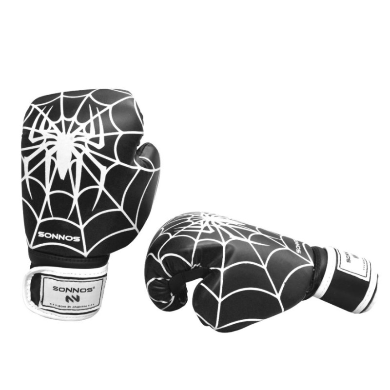 Guante De Boxeo Sonnos Kids Spider. Relleno Inyectado. Con Abrojo