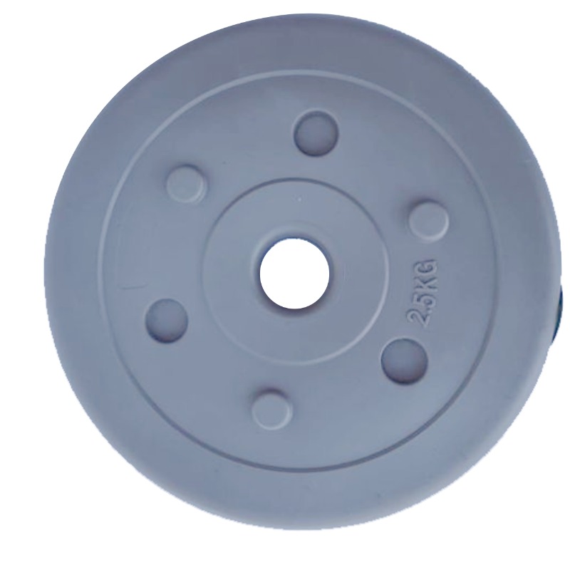 Disco De Pvc Local De 2.5 Kg. Volko. 30 Mm. Gris