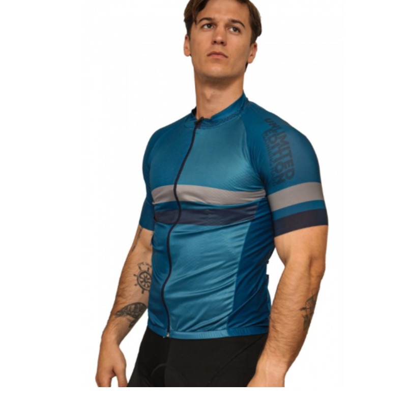 Jersey De Ciclismo -salpa Durbuy- Talle L. Azul. Unisex