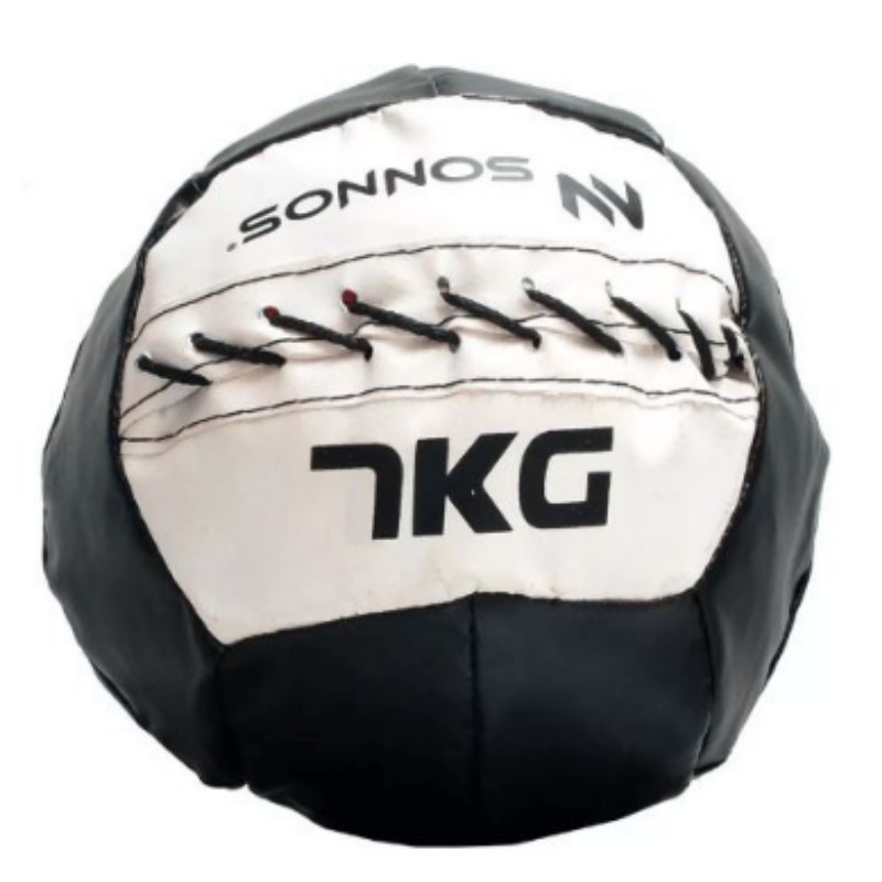 Mini Medicine Ball Cosida Simil Dynamax 7 Kg  - Ideal  Uso 1 Mano