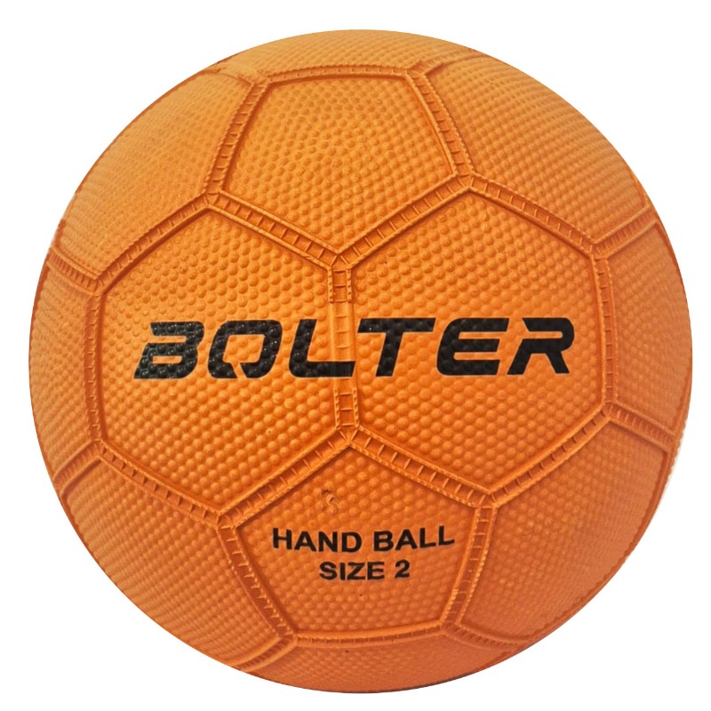 Pelota De Handball N° 2 Bolter -goma- Color Naranja.