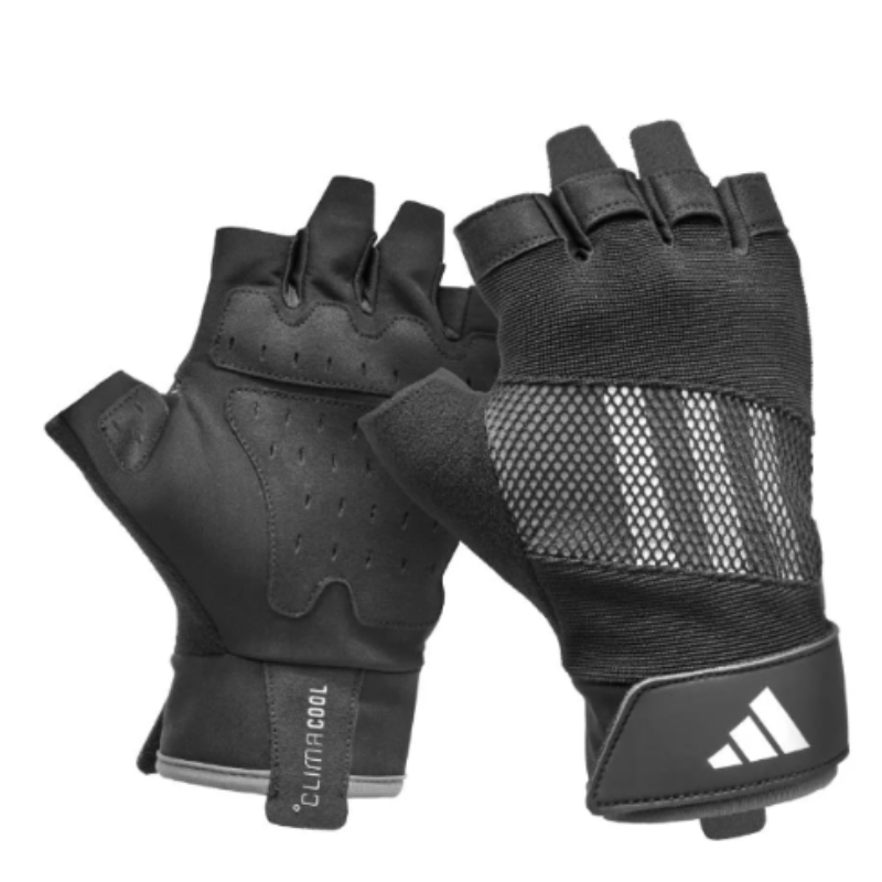 Guante Fitness Adidas Performance. Talle M - Negro/gris