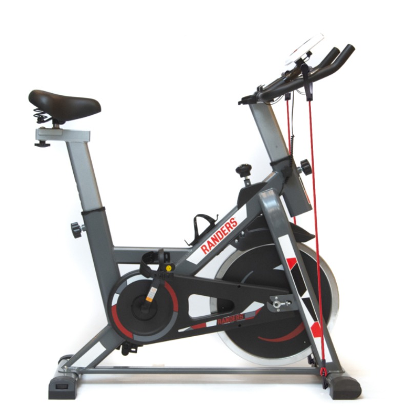 Bicicleta De Spinning. Randers Arg-874sp-r - Peso Max. 120 Kg.  Disco De Inercia 13 Kg. Con Bandas.