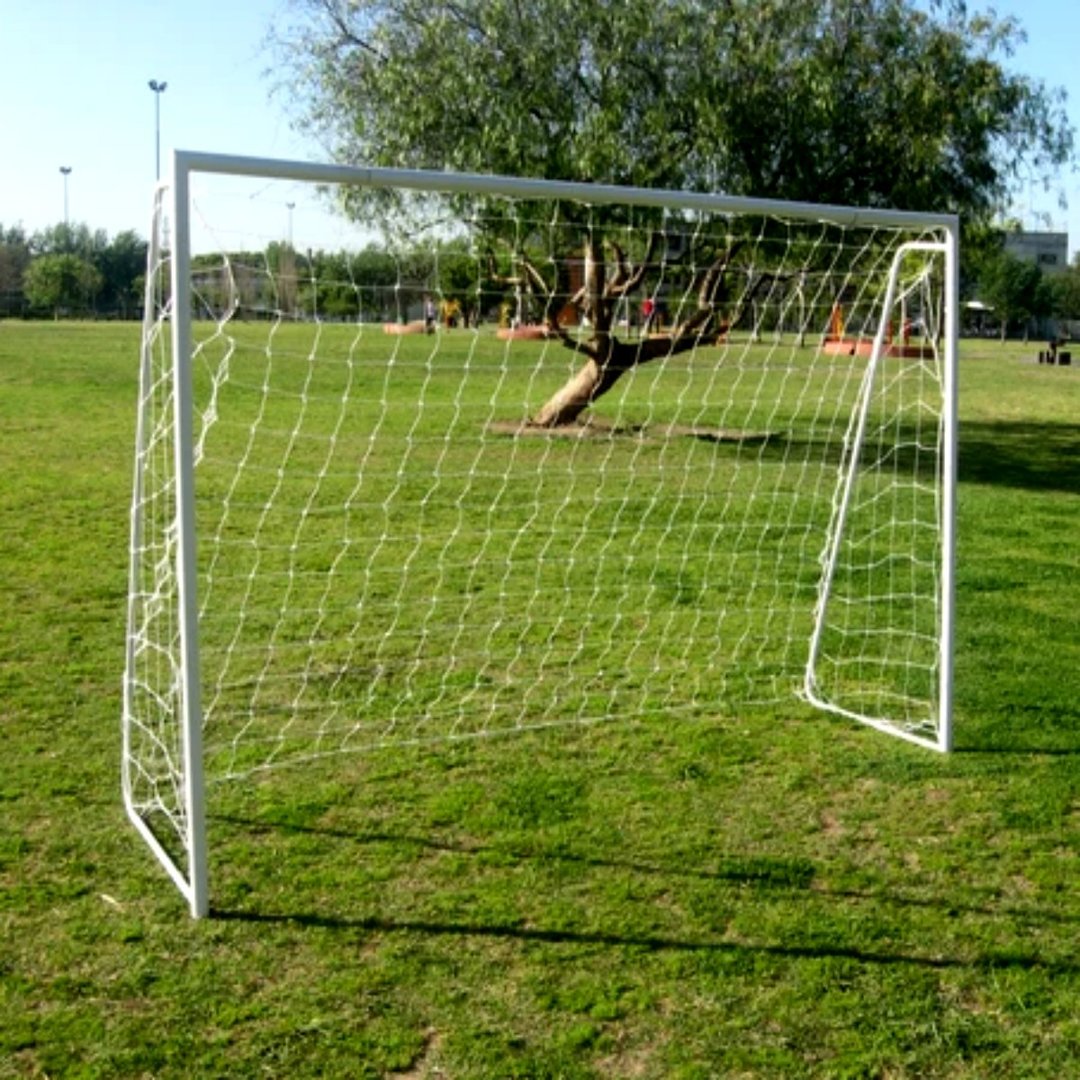 Arco De Futbol 3 X2 Mts . Caño De 2 Con Red Y Estacas