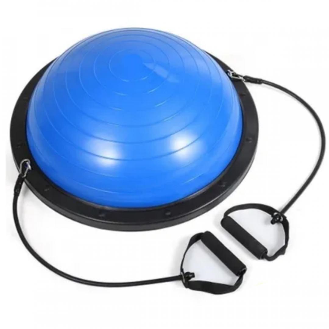 Bosu Dome 60 Cm.  Con Bandas. Incluye Inflador. Marca Volko