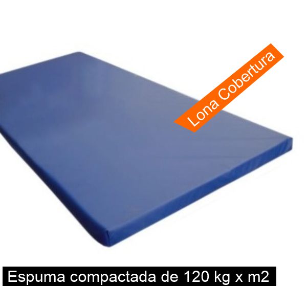 Colchoneta De 2 X 1 X 0,06 Mts. Espuma Compactada (120 Kgs) Lona Cobertura. 