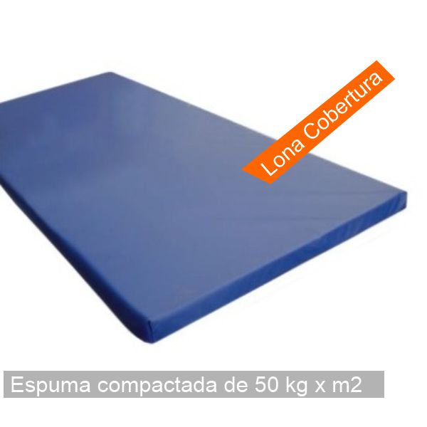 Colchoneta De Caida  De 2 X 1 X 0,06 Mts. Espuma Compactada (50 Kgs) Lona Cobertura. 