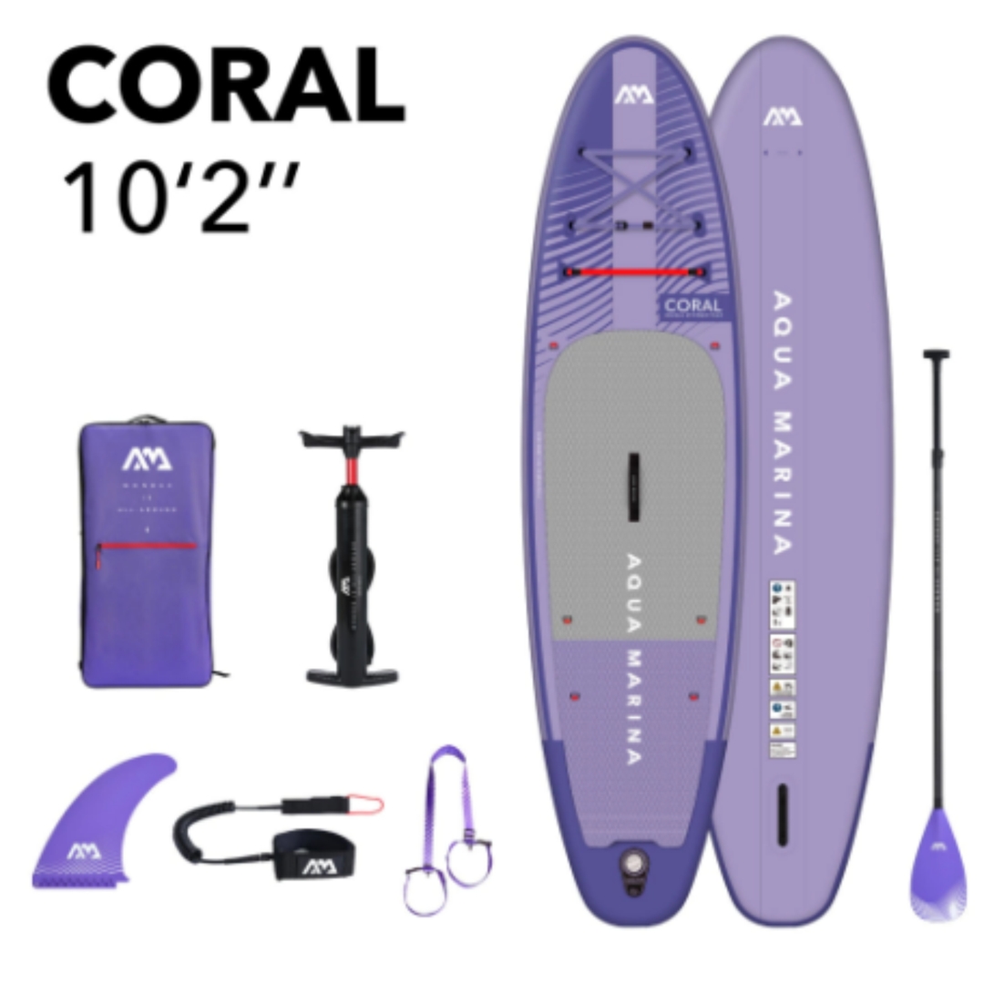 Tabla  Sup - Surf - Aqua Marina Coral Nightfade  - Inflable