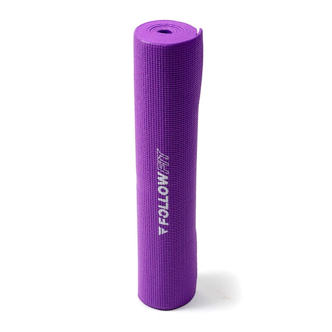 Colchoneta De Yoga De 4 Mm - Followfit-  1,73 X 0,61 Mts.