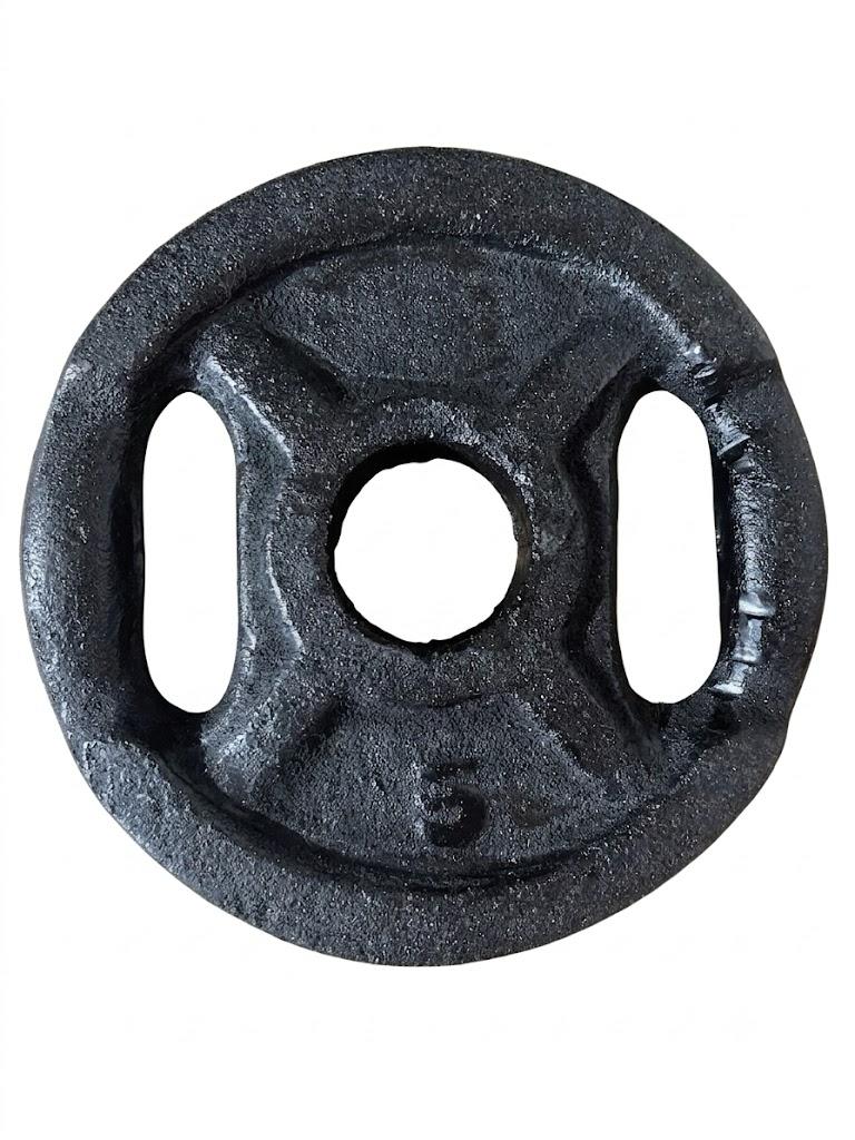 Disco Olimpico - Eco - 5 Kg - Fundicion - Negro