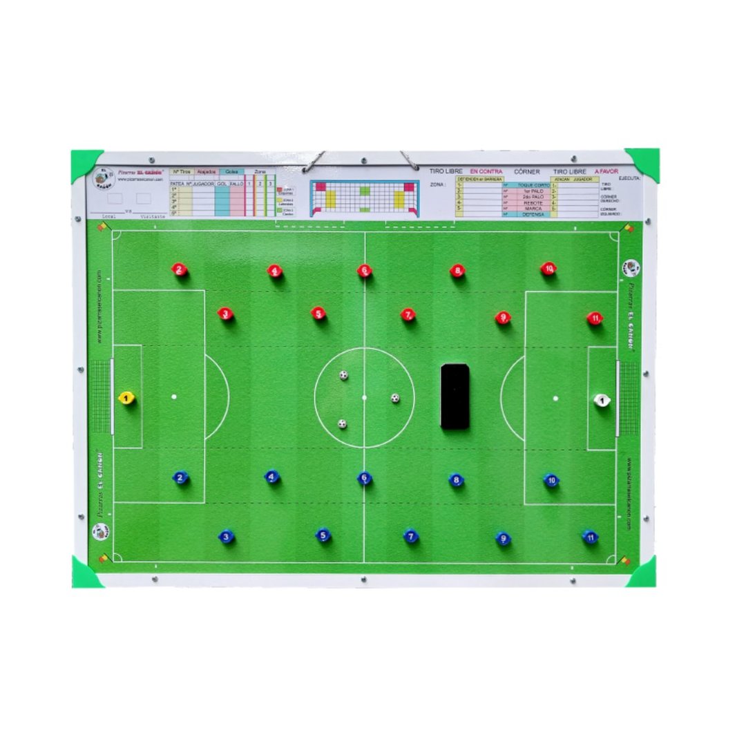 Pizarra Grande Magnetica  De 60 X 80 Cm - . Futbol