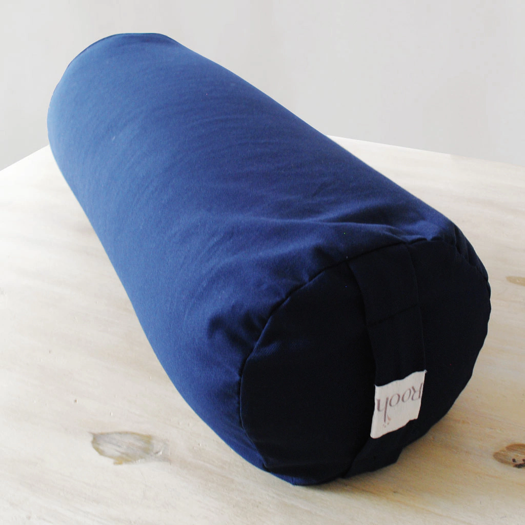 Bolster Para Yoga - Relleno  De Casc. De Trigo Sarraceno - Rooh - Tamaño 70 X 20 Cm.