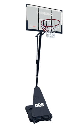 Jirafa Drb Allcourt  Pro - Tablero Simil Acrilico + Aro - Regulable En Altura 1 A 3.05 Mts -