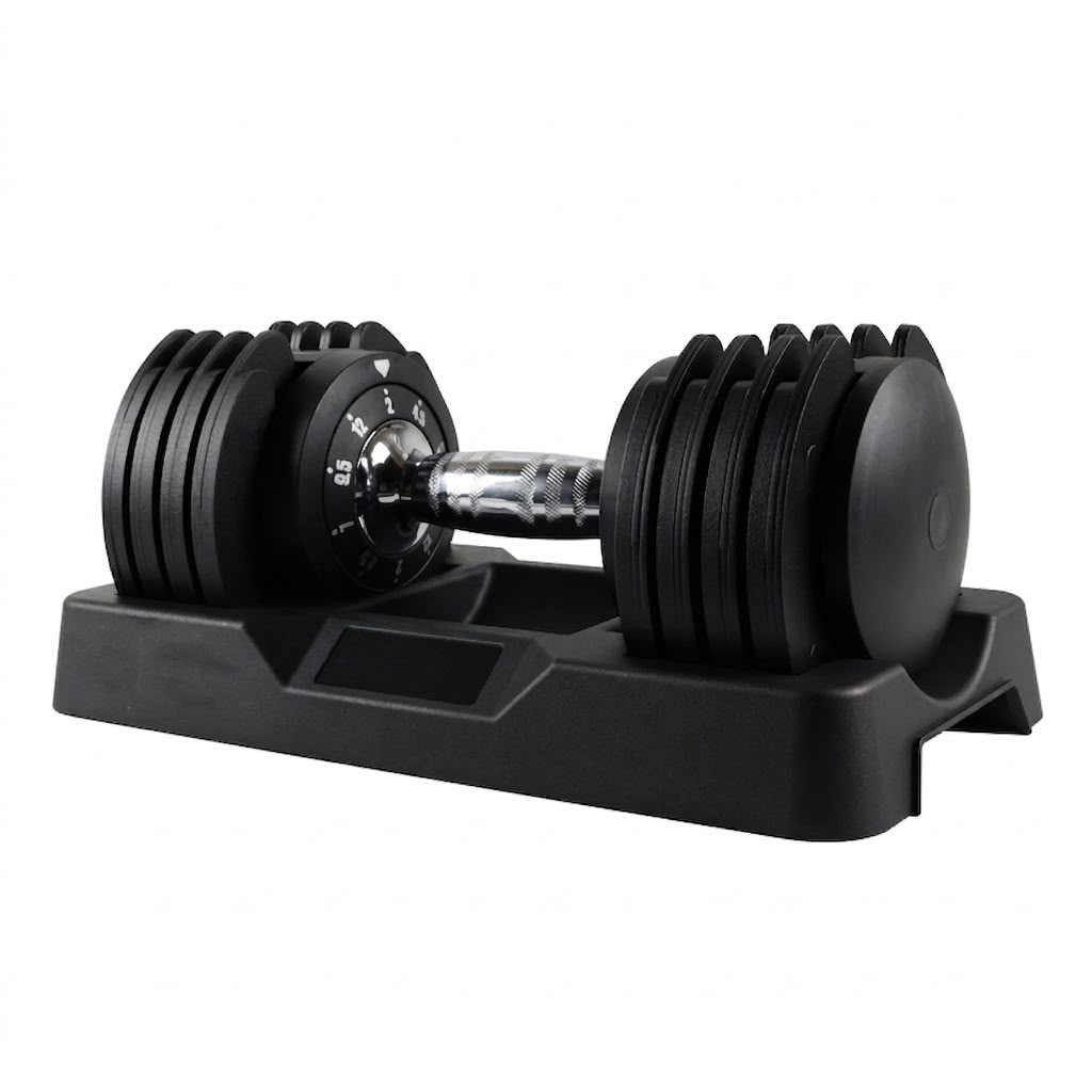 Mancuerna Regulable De 12 Kg.  (5 Pesos Ajustables: 2-4,5-7-9,5-12 Kg.)