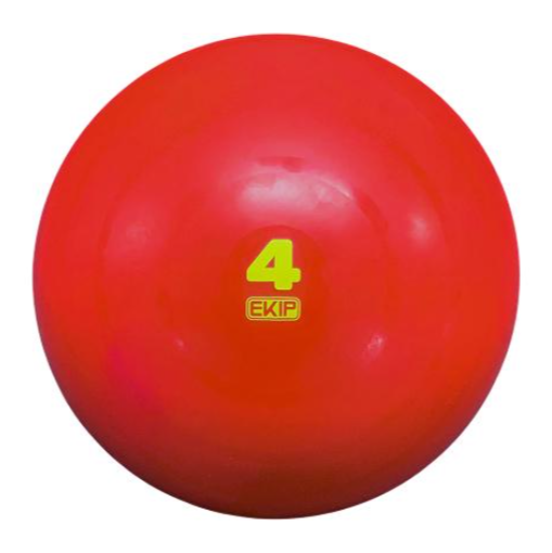 Mini Medicine Ball 4kg. Goma Con Valvula (tone Ball 18cm) - Ekip 