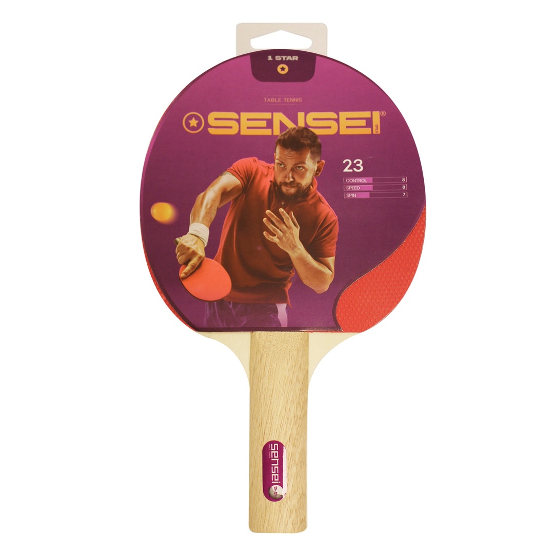 Paleta De Ping Pong Sensei 1 Star - Pack Individual