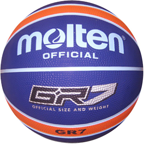 Pelota De Básquet Nº 7 Molten Gr7 Goma Azul