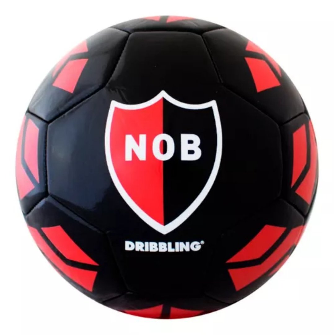 Pelota De Futbol N° 3.  Dribling  Newells Cosida A Maquina