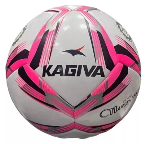  Pelota De Futbol N°5 - Kagiva - Campo Argentina Pro C11--rosa --c.f.f.a - Pu - Termofusionada