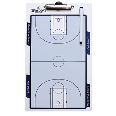 Pizarra  Spalding 24 X 40 Cm Para Entrenador Doble Cara