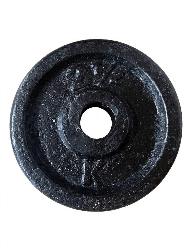 Disco Comun De 30 Mm - Eco - 2.5 Kg - Fundicion - Negro